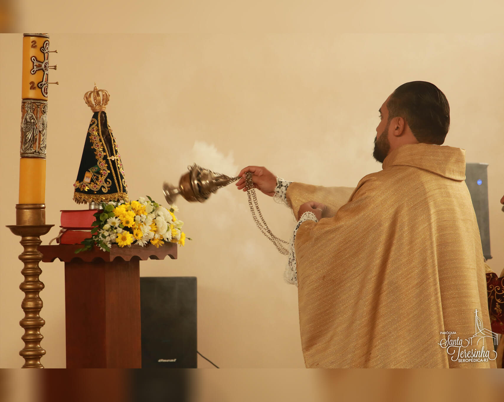 Fotos Missa Em Honra A Nossa Senhora Aparecida Na Igreja Matriz Da