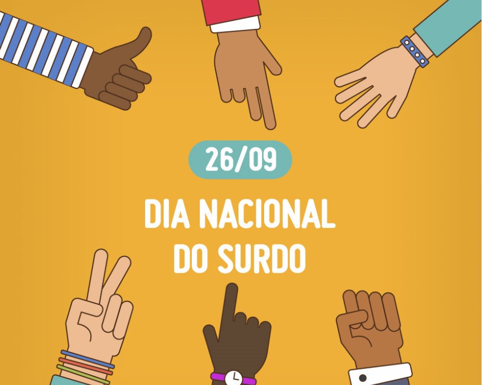 Hoje celebramos o Dia Internacional da Língua de Sinais! E dia 26